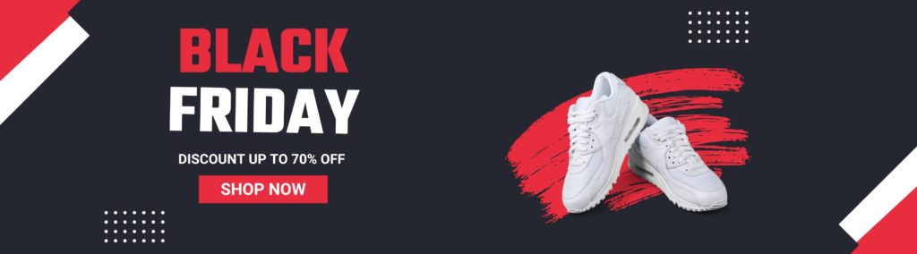 black friday sale banner (1080 x 300 mm)