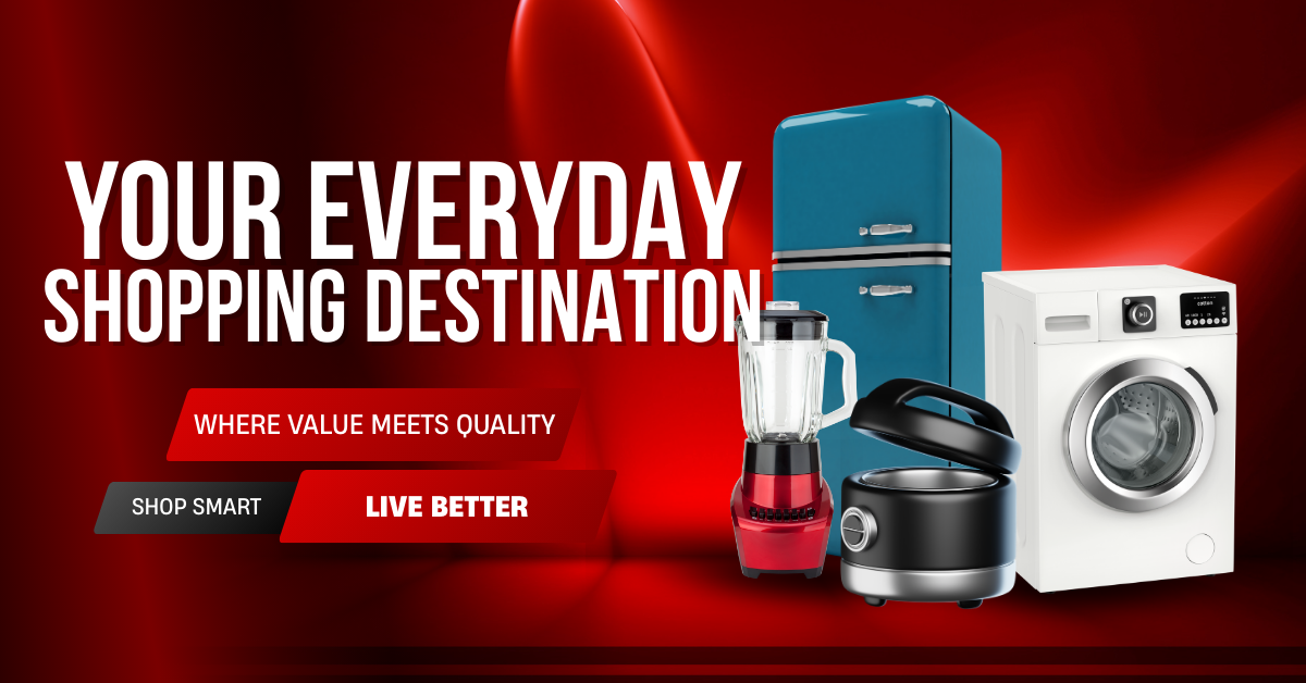 Red Modern Black Friday Electronic Sale Facebook Ad